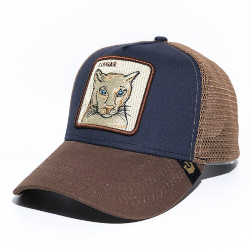 Brown Cougar Trucker Cap